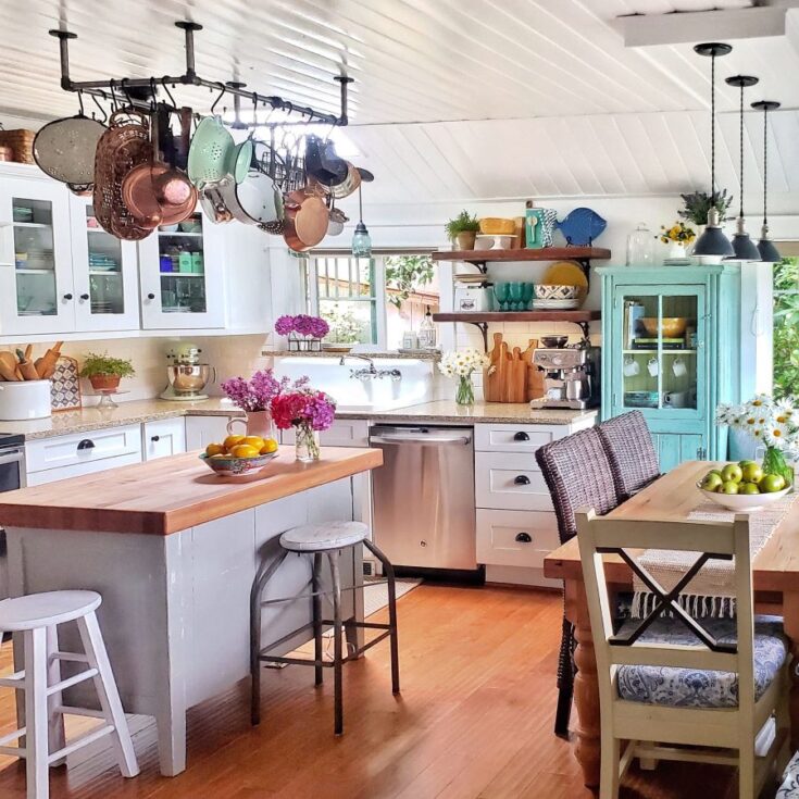 Simple summer kitchen tour