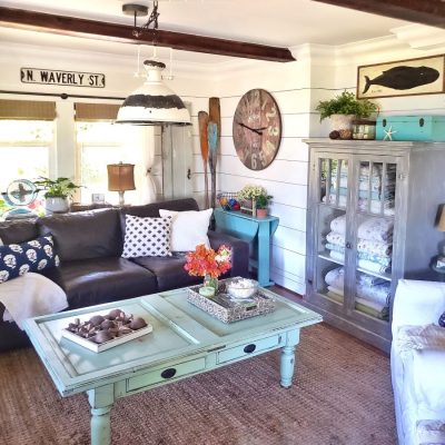 Colorful Cottage Living Room Summer Tour