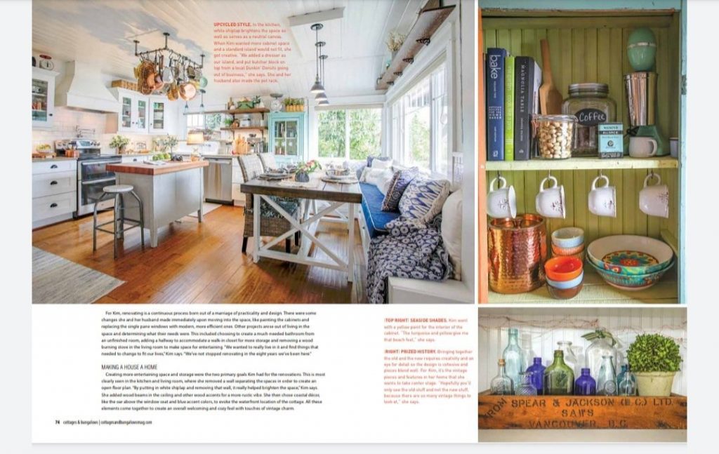 Cottages & Bungalows Fall Magazine Feature