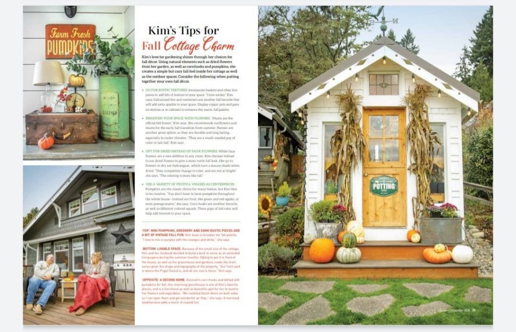 Cottages & Bungalows Fall Magazine Feature