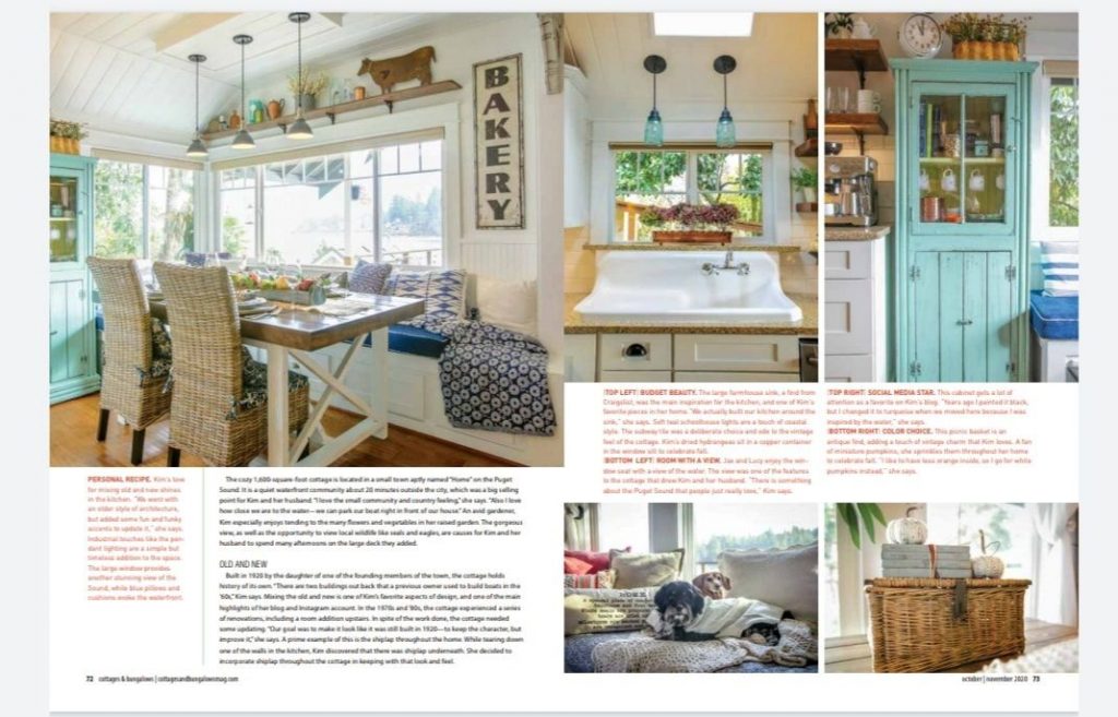 2020 year in review Cottages and Bungalows feature pages