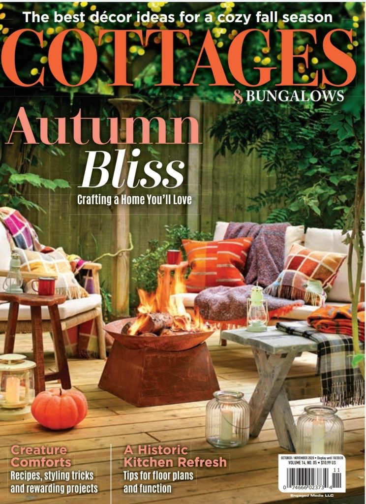 cover of the fall issue of Cottages and Bungalows Magazine