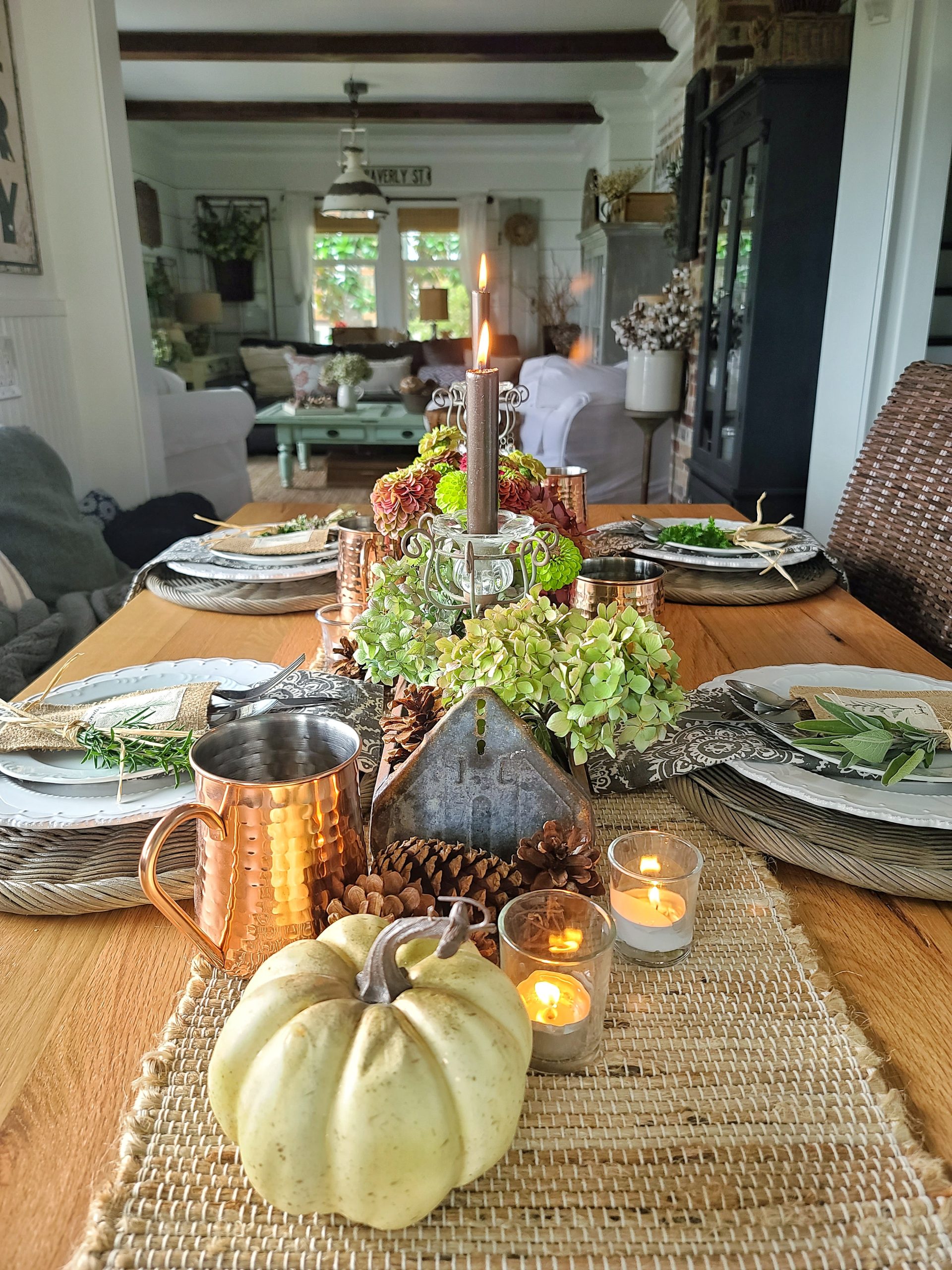 6 Ideas for Creating a Cozy Fall Kitchen - Shiplap and Shells