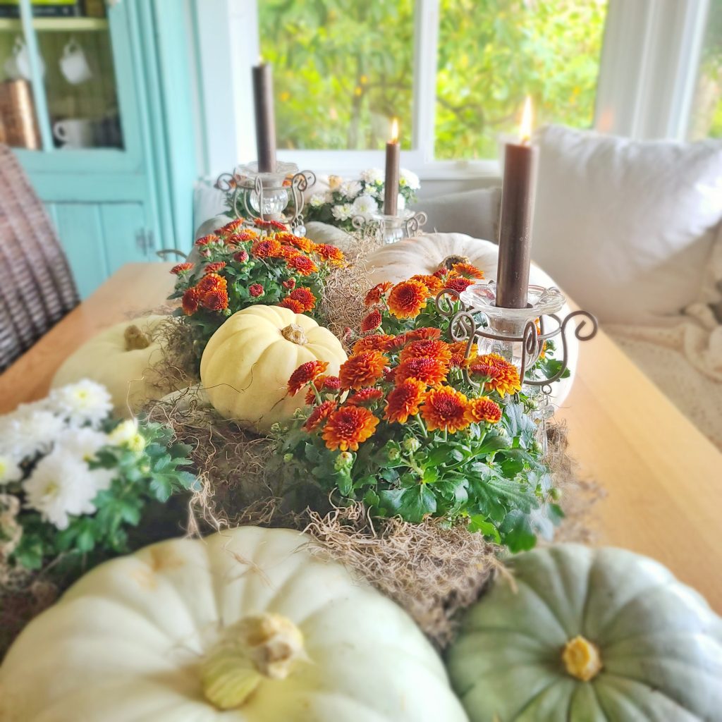 Thanksgiving Tablescape With  Natural Elements