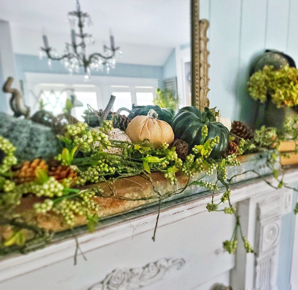 Transition Your Home Decor From Summer To Fall: mantel fall decor