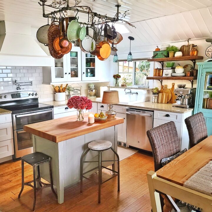 How to Make an Easy DIY Iron Pipe Pot Rack for Your Kitchen - Shiplap ...