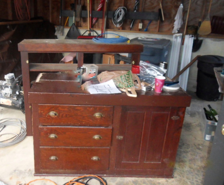 100-year-old cabinet DIY