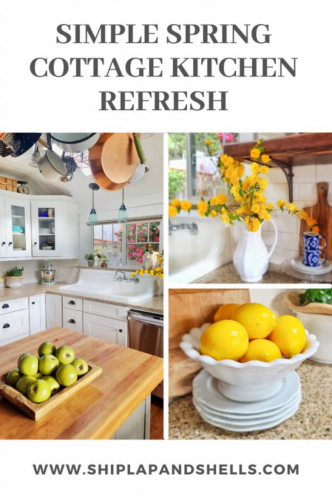 A Charming Spring Kitchen with Cottage Style - Lora Bloomquist~Create &  Ponder
