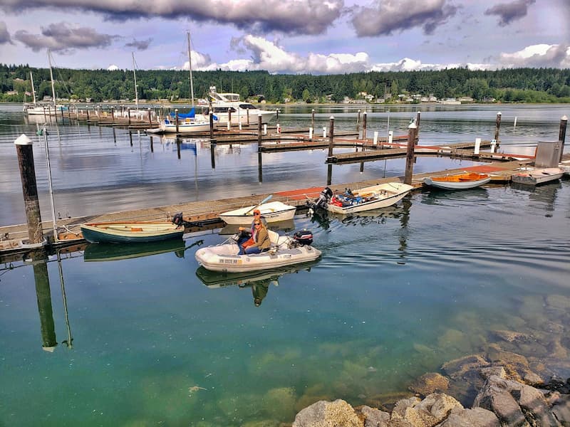 Saltwater Sounds dinghy ride in Poulsbo