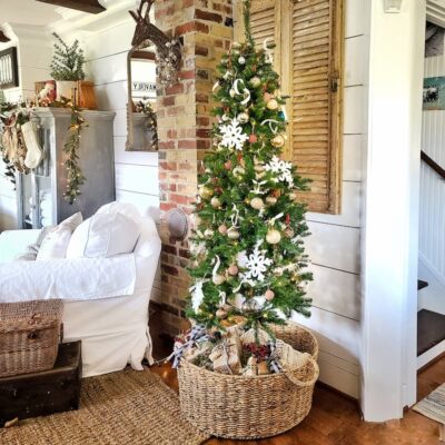 Christmas Tree Ideas and Inspiration for Your Small Spaces - Shiplap ...