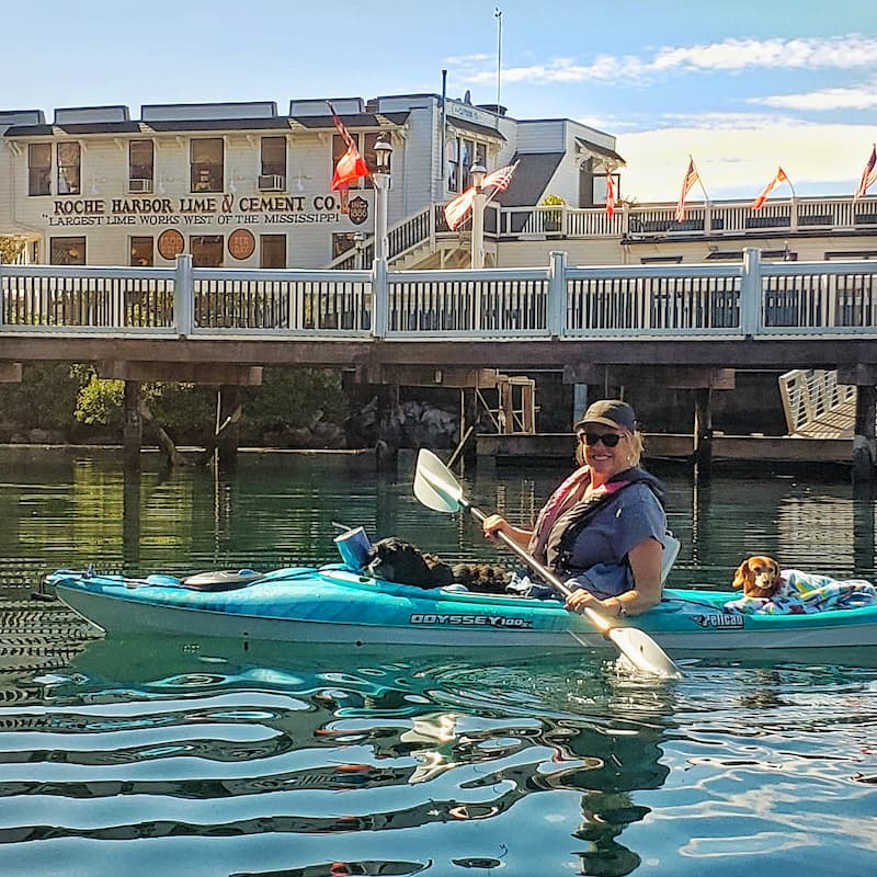 kayaking at Roche Harbor resort and marina