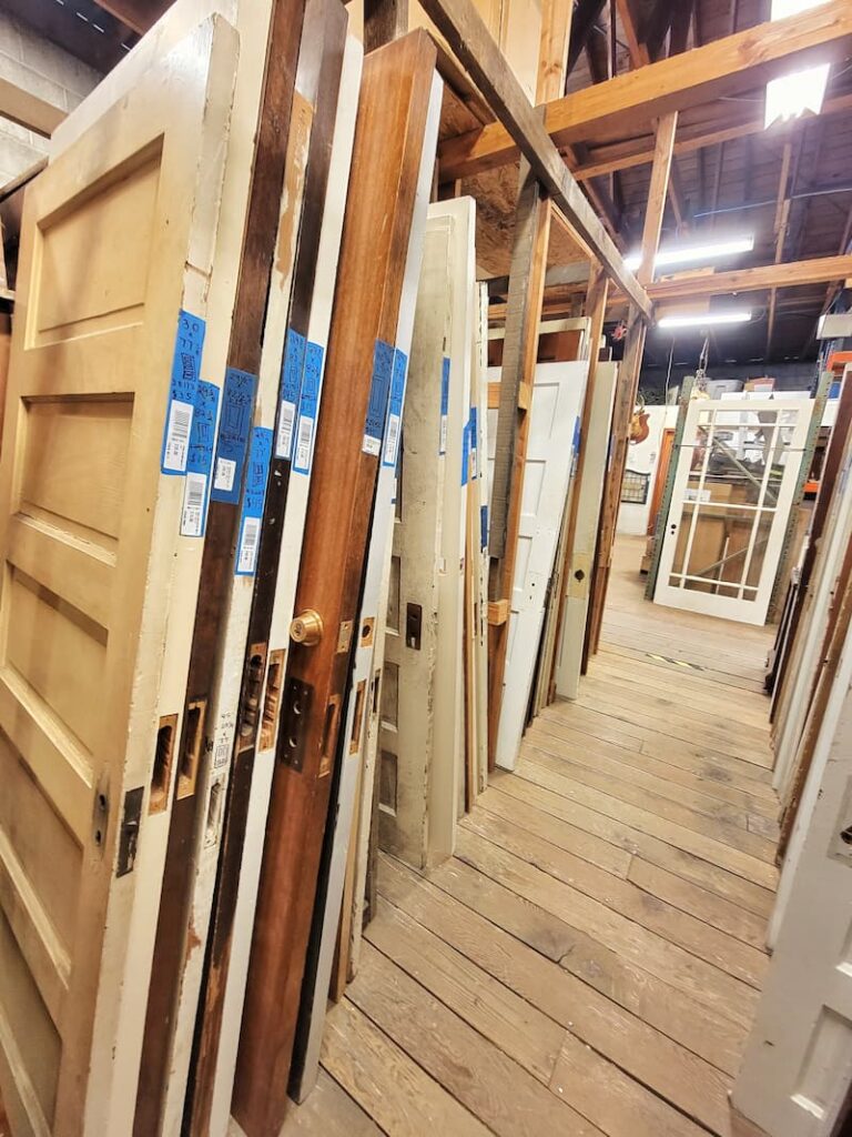 doors and architectural salvage we found when thrifting