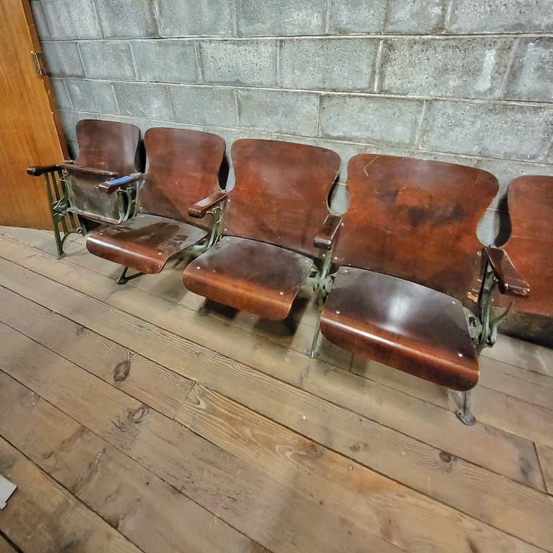 vintage theater seats