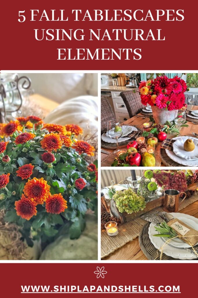 5 fall tablescapes using natural elements