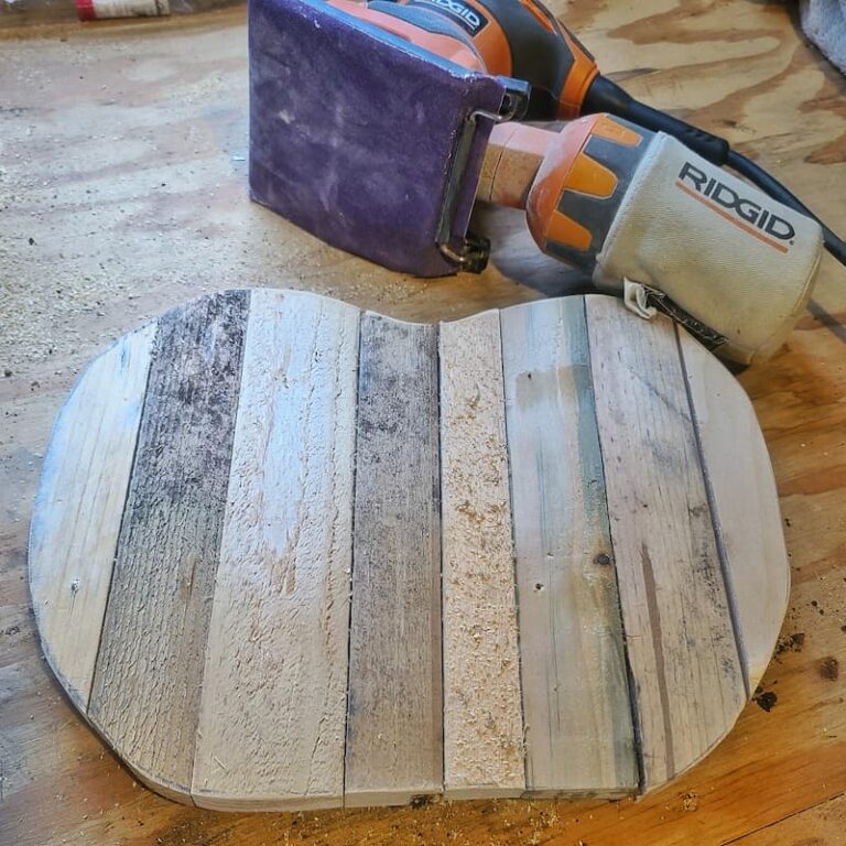 DIY Scrap Wood Pumpkin Tutorial - Shiplap and Shells