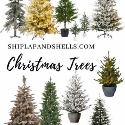 Faux Christmas Tree Finds for the Season