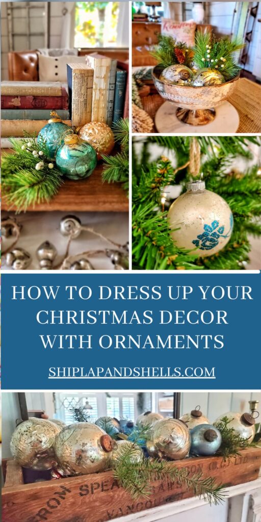 how to dress up your Christmas décor with ornaments