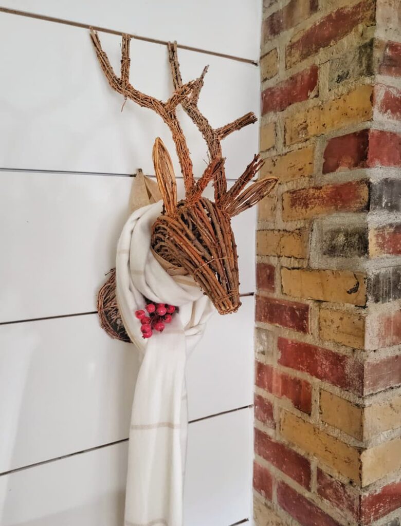 hanging rustic reindeer