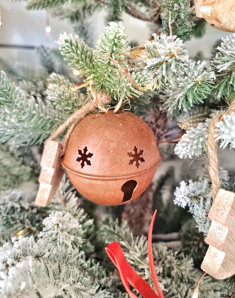 rusty bell ornament