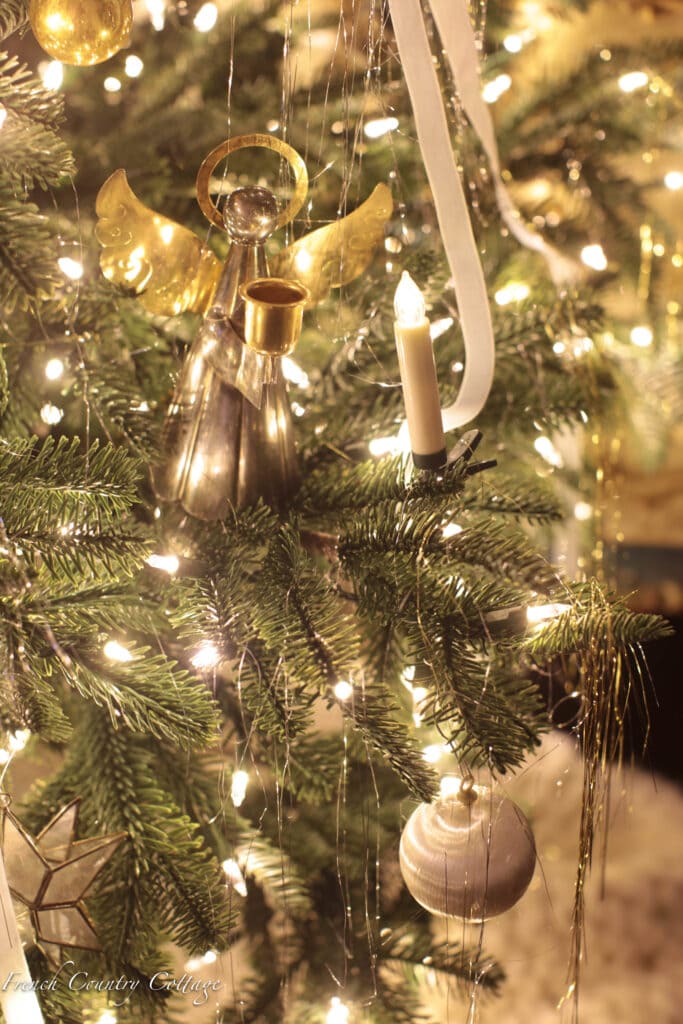 tinsel Christmas tree