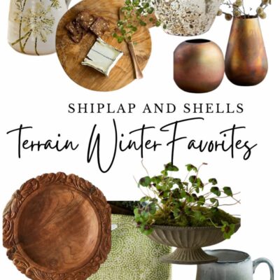 My Terrain Home Decor and Tabletop Favorites for Winter