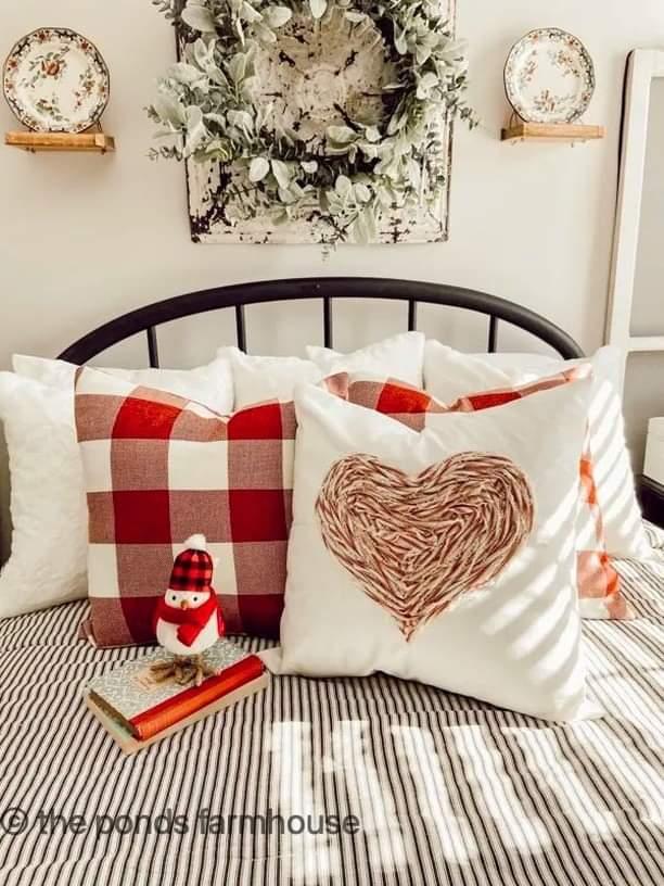 Valentine's Day DIY pillow ideas