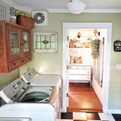 Laundry Room Refresh - 10 Years of Before and Afters - Shiplap and Shells