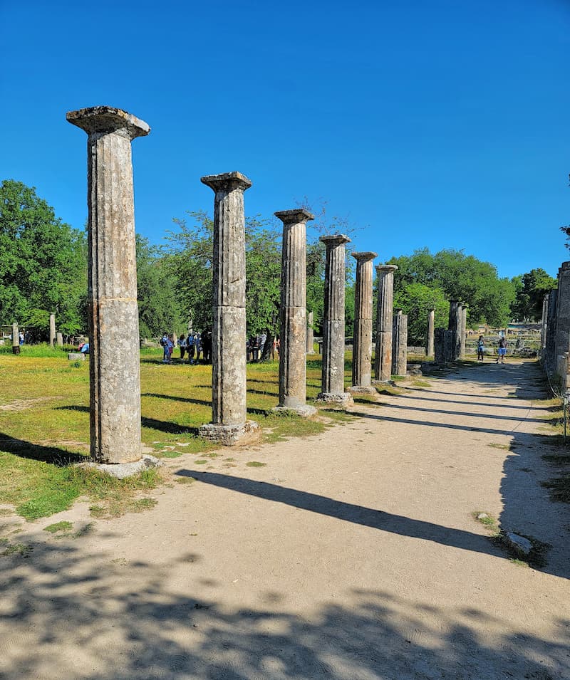 ruins in Olympia, Greece