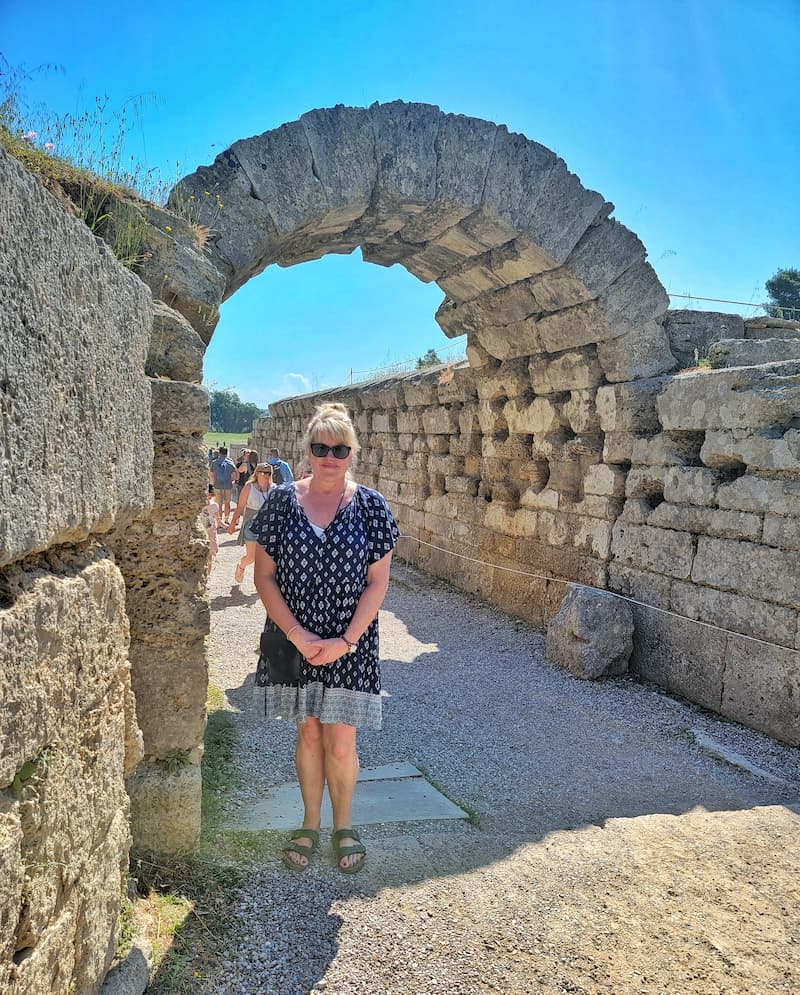 ruins in Olympia, Greece - trip to Italy and Greece