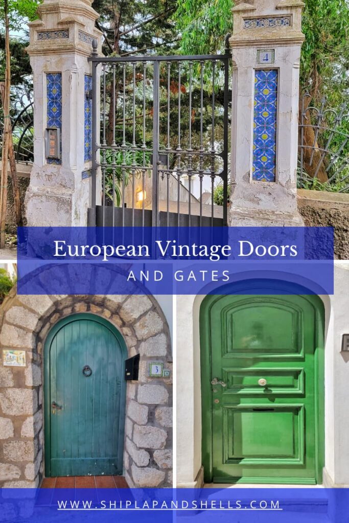 European vintage doors and gates graphics