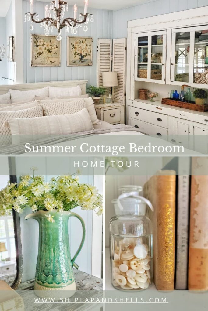 summer cottage bedroom home tour