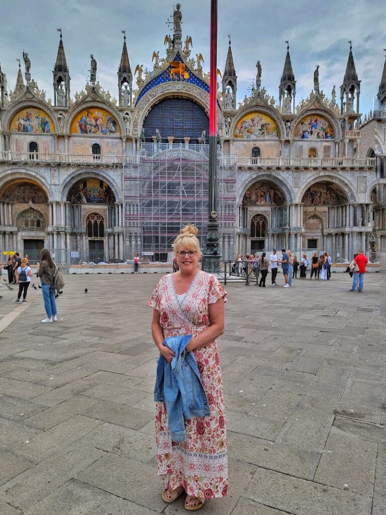 St. Mark's Basilica cathedral church in Venice, Italy - trip to Italy and Greece