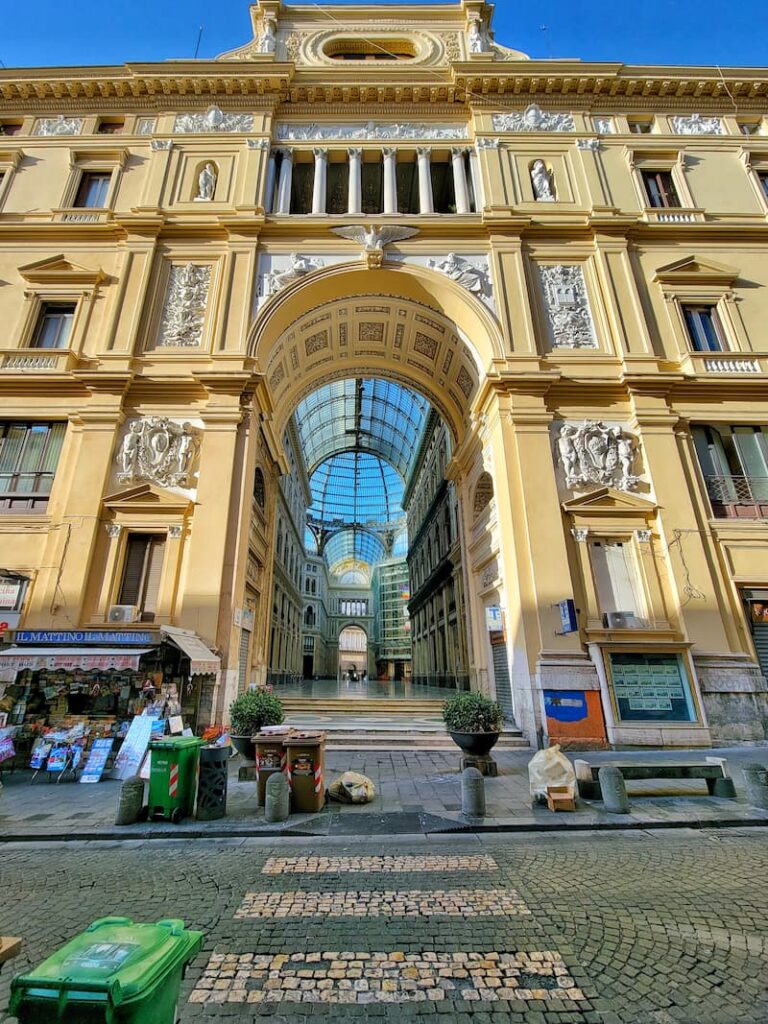 building in Naples, Italy - trip to Italy and Greece