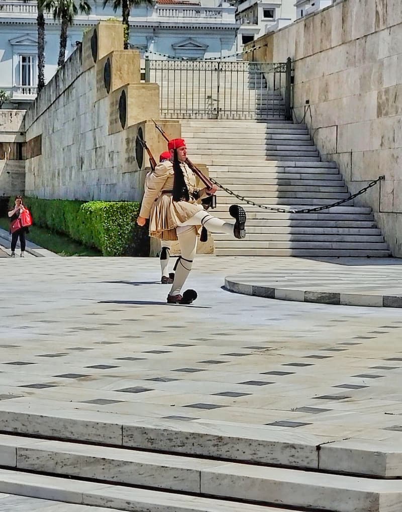 Tomb of the Unknown soldier ceremony Athens, Greece