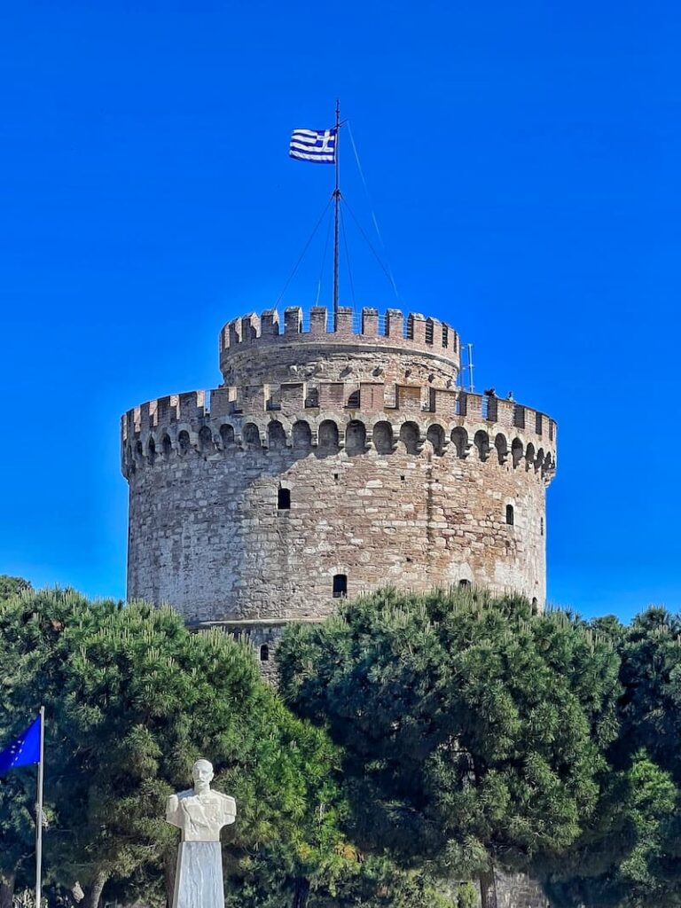 the white castle in Thessalonika, Greece