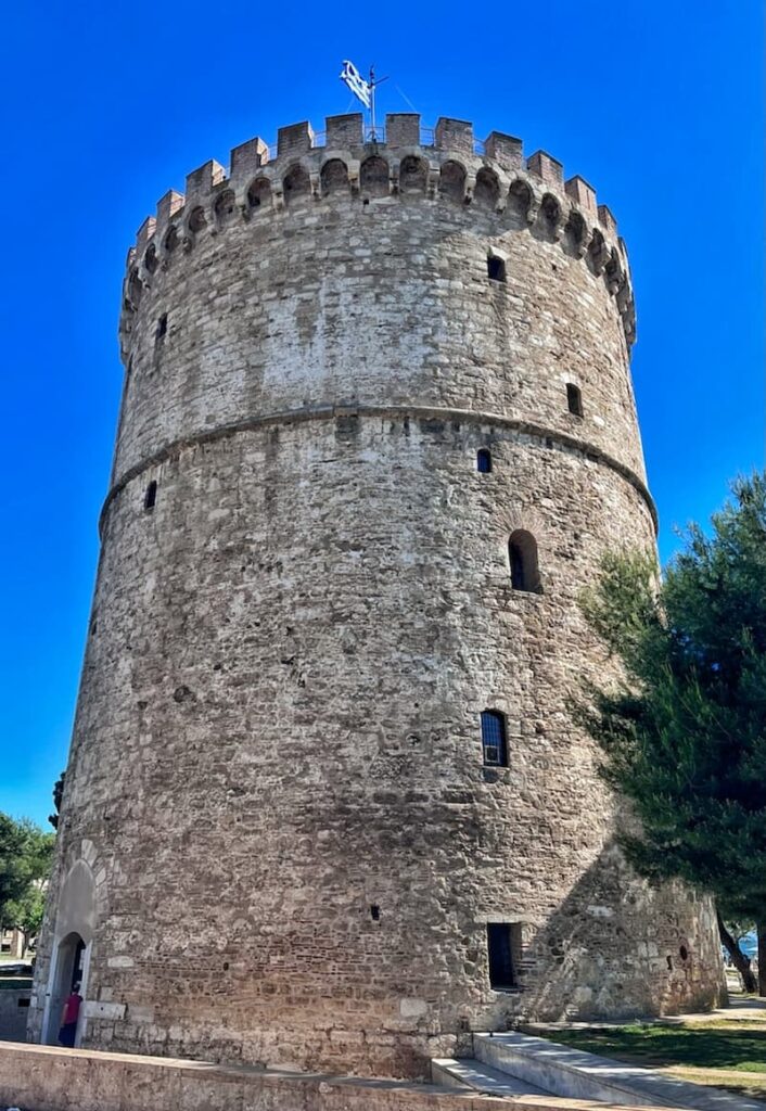 the white castle in Thessalonika, Greece