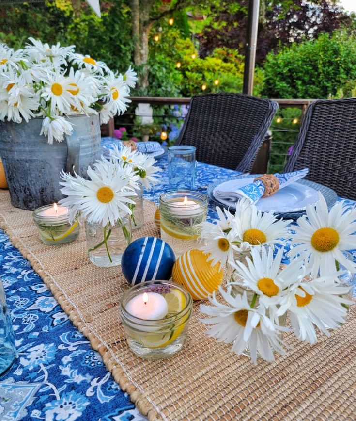 How to Create a Quick and Easy Summer Barbeque Tablescape Shiplap and