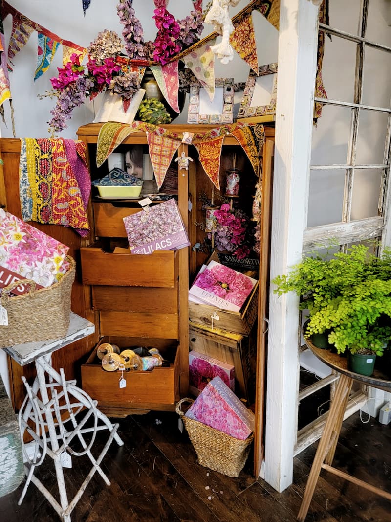 vintage shopping at Designs Home and Gardens