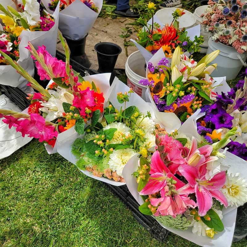 Gig Harbor Farmers Market flowers