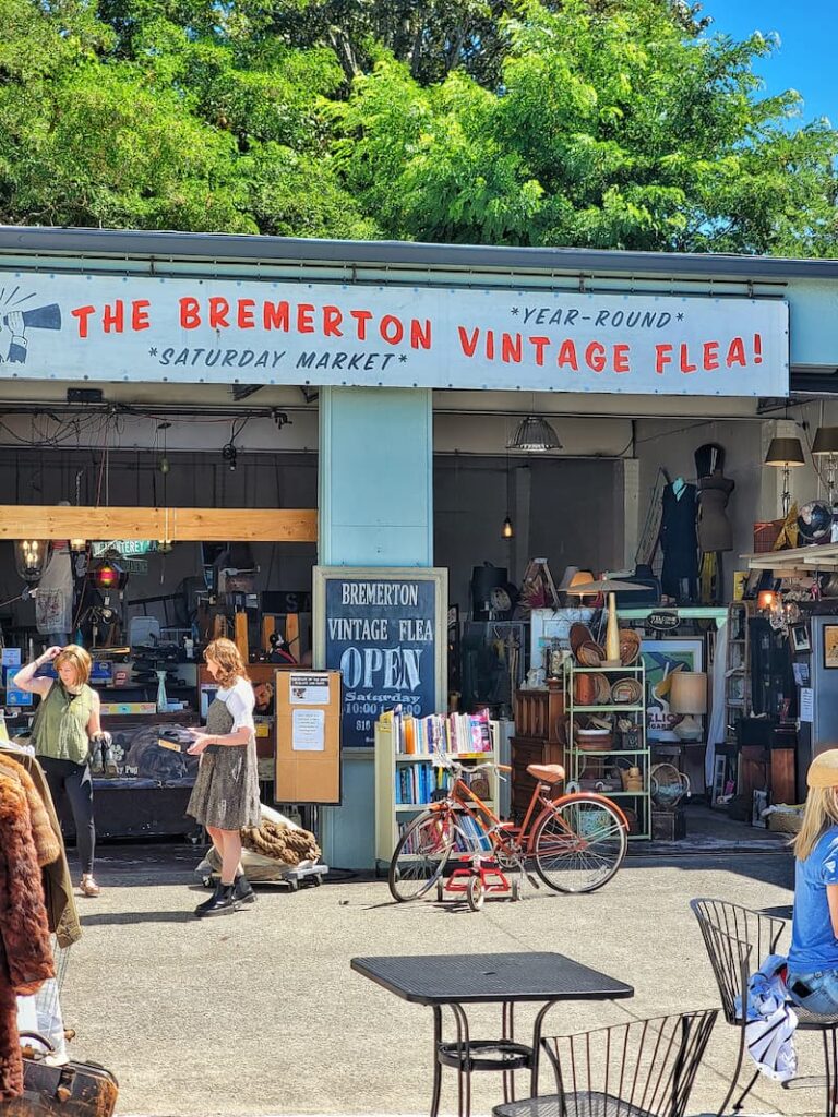 vintage shopping at The Bremerton Vintage Flea