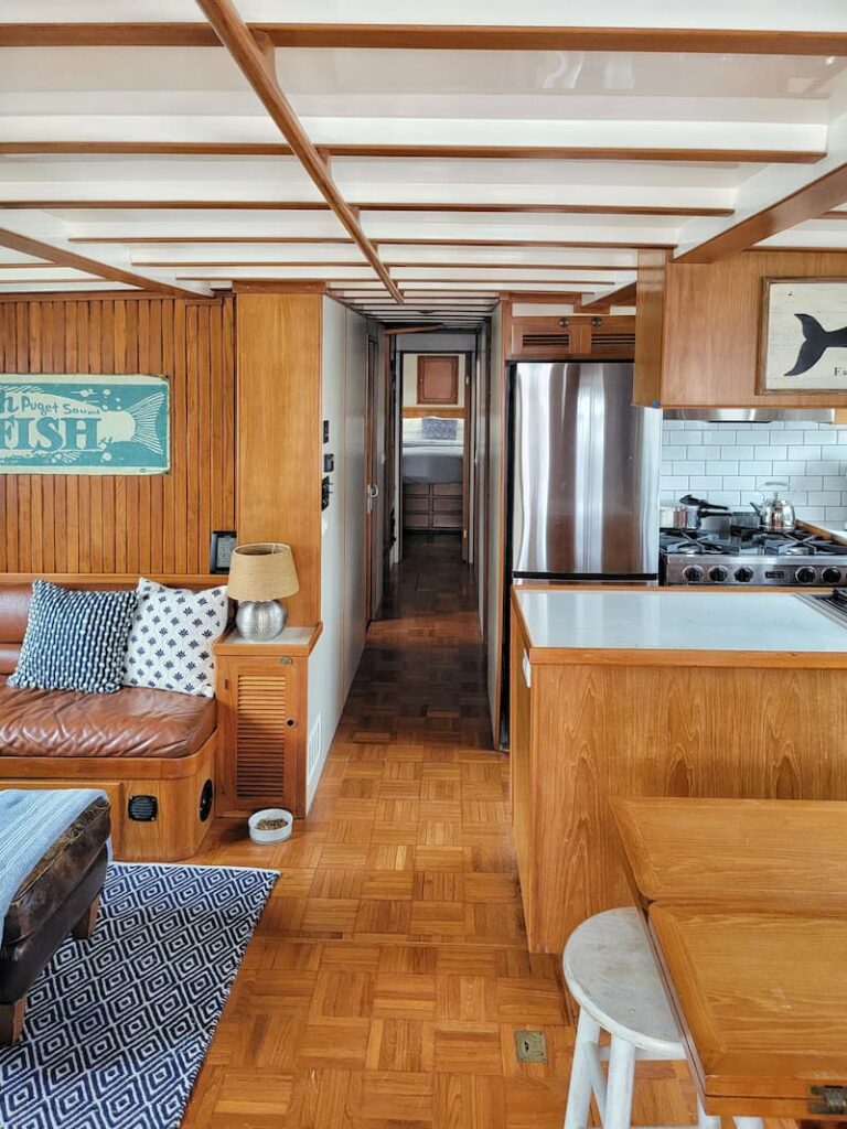 interior of boat