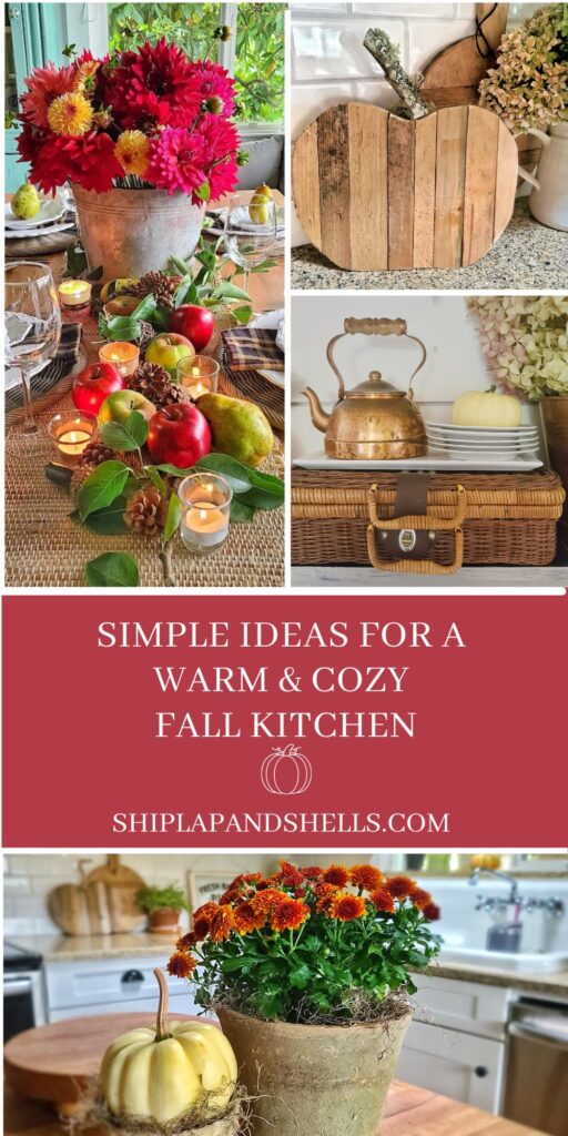 simple ideas for a warm and cozy fall kitchen