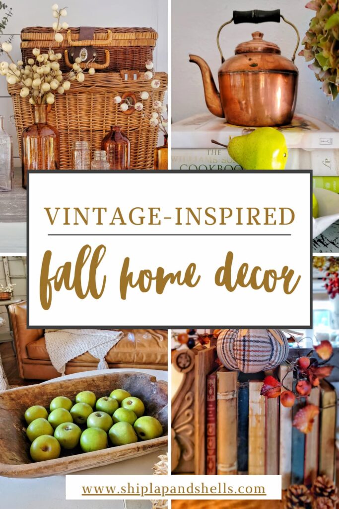 vintage inspired fall home decor