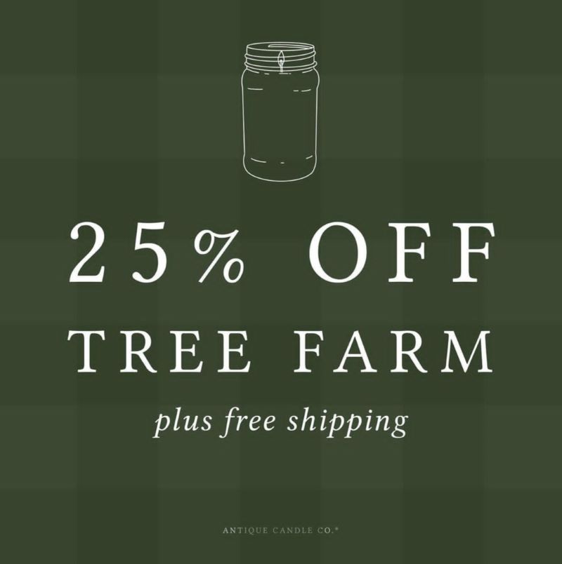 25% off Tree Farm