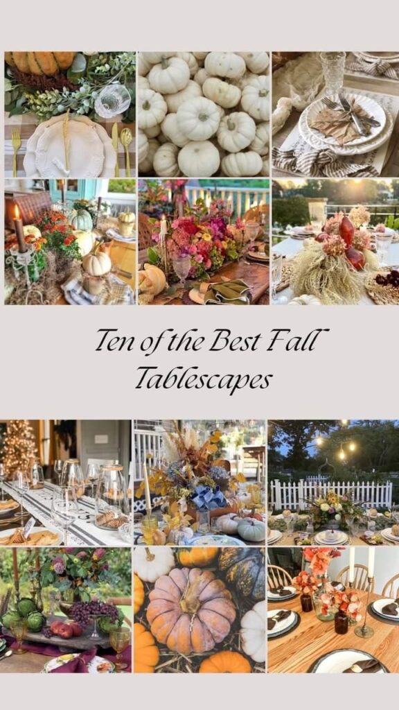 1o best fall tablescapes