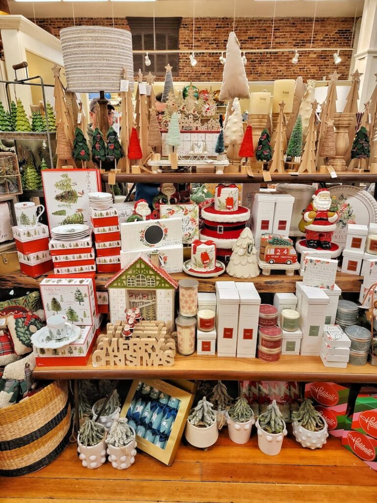 planning Christmas in July: holiday home décor at the store