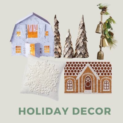 My Favorite Christmas and Winter Holiday Décor Shopping List