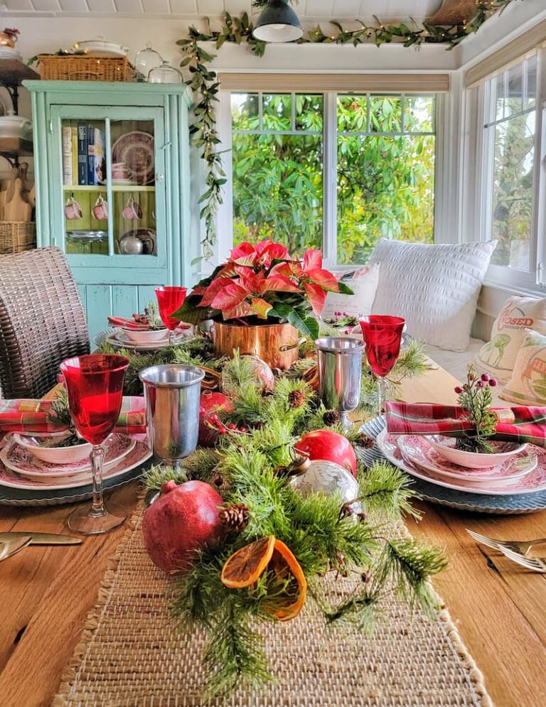 Create a Traditional Christmas Tablescape Using Vintage Collections to Inspire Your Holiday