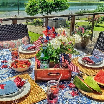 4th of July tablescape