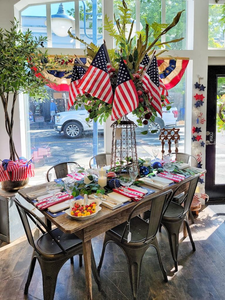 4th of July patriotic home decor
